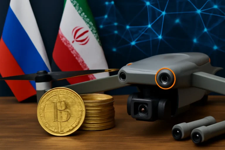 Como as criptomoedas financiam compra de drones e peças na Rússia e no Irã, por que isso complica o rastreamento e o que o blockchain revela