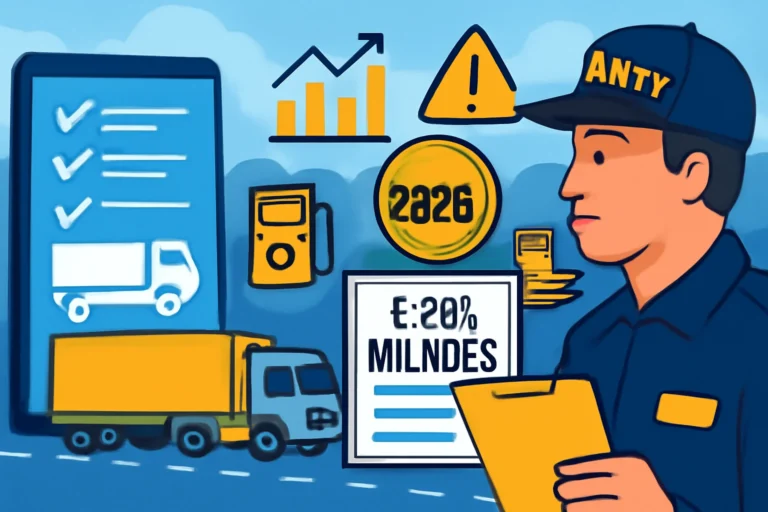 Tabela de frete ANTT em 2026: R$ 354 milhões em multas e 90 mil autuações, entenda a fiscalização eletrônica, o gatilho do diesel e as novas penalidades