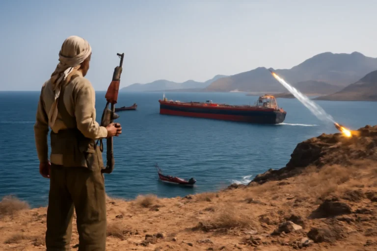 Estreito de Bab el-Mandeb em risco, houthis podem bloquear rota vital para o Canal de Suez e afetar 25% da navegação mundial e 12% do petróleo