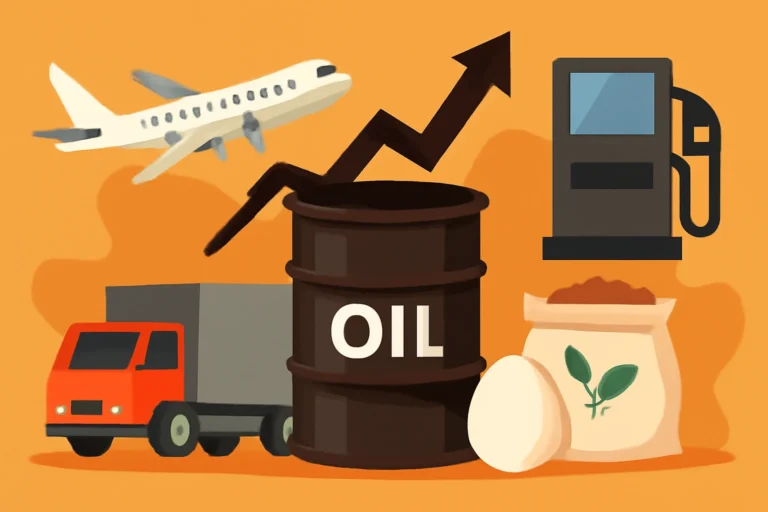 Por que o petróleo afeta o preço de tudo: entenda como a alta do barril encarece avião, combustível, transporte, embalagens, fertilizantes e o ovo