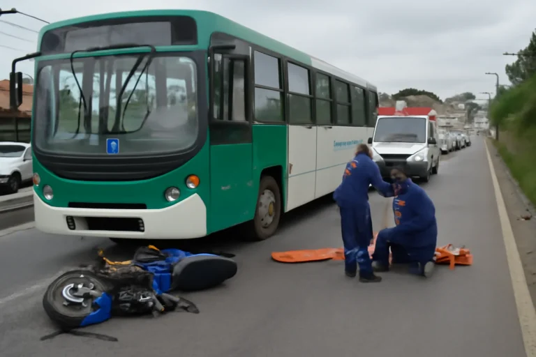 Acidente na BR-381 em Contagem: motociclista morre em colisão com ônibus metropolitano no Inconfidentes, Samu atende passageiros e trânsito segue lento