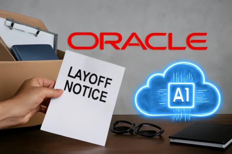Oracle promove demissões em massa para investir em IA e reforçar infraestrutura de nuvem, redirecionando recursos para competir com Amazon e Alphabet, segundo reportagem