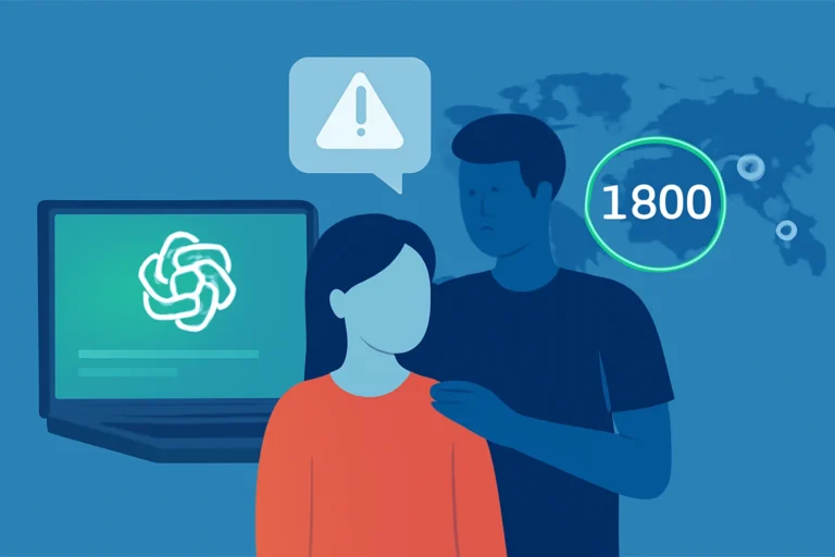 ChatGPT testa sistema para identificar extremismo e encaminhar pessoas em risco a 1.600 serviços em 180 países, unindo IA e suporte humano