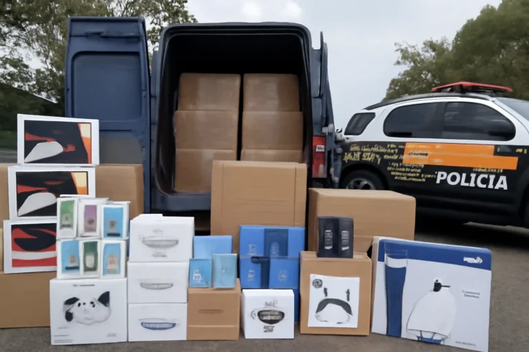 Carga de eletrônicos apreendida de R$ 2 milhões na Raposo Tavares, veículo saiu de Assis e seguia para o Brás sem nota fiscal