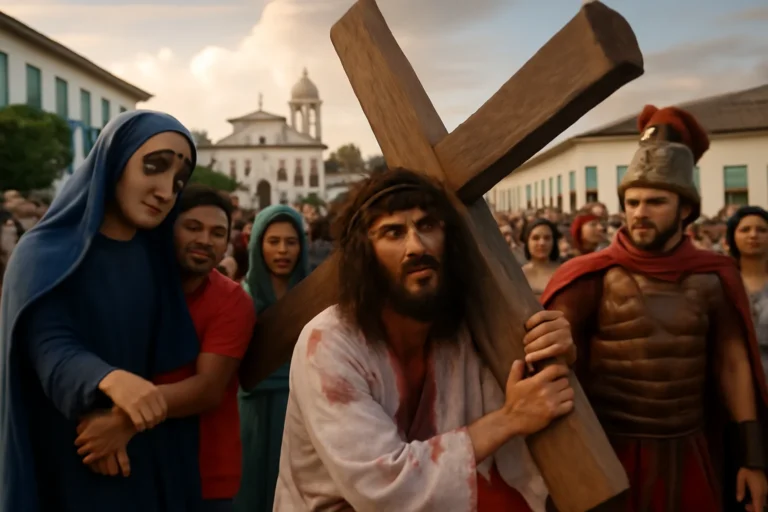 Como as encenações da Paixão de Cristo em Pernambuco mobilizam comunidades, atraem artistas e reinventam fé com bonecos, parcerias familiares e releituras históricas