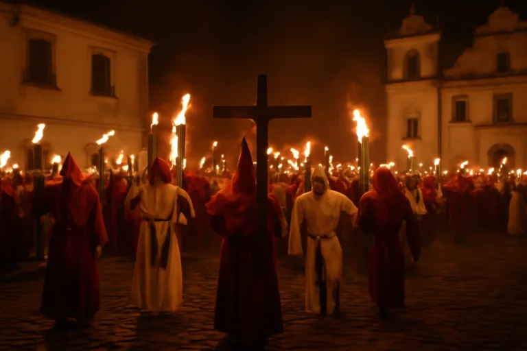 Procissão do Fogaréu em São Cristóvão 2026: roteiro completo, horários e tradição franciscana com Cerca de 100 atores e mais de 200 homens com tochas