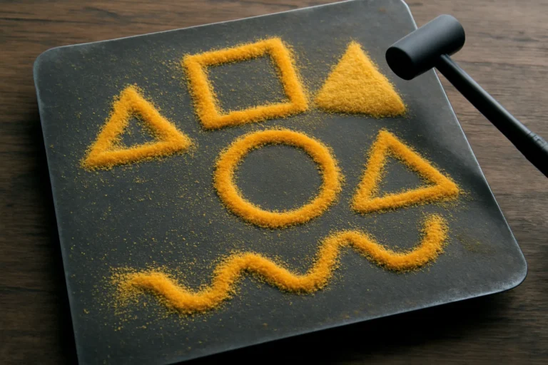 Vídeo viral: som ‘pintando’ formas geométricas com cuscuz, entenda Figuras de Chladni e a cimática, e por que isso não prova cura por som