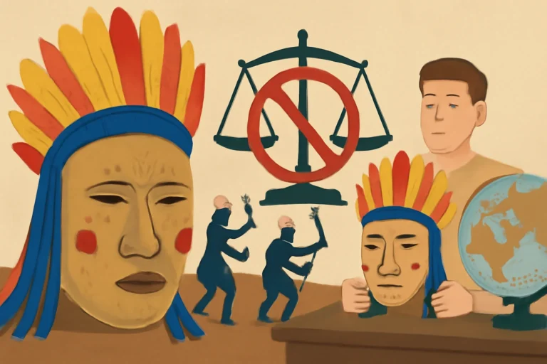 Máscaras cara-grande Apyãwa Tapirapé, rituais e mercado global, proibições legais, réplicas dessacralizadas e disputas por repatriação