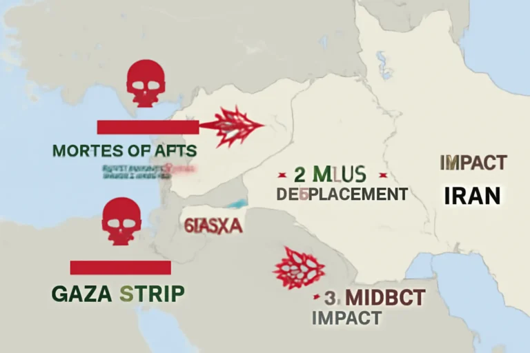 Número de mortos no Oriente Médio pode passar de 5 mil, número de mortos por país detalhado, deslocamento de mais de 4 milhões e impacto no Irã e Líbano