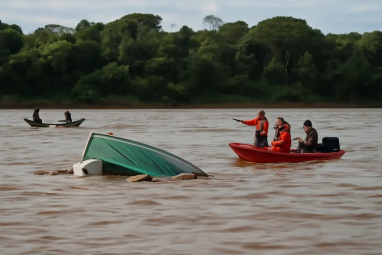 Naufrágio no Rio Tocantins: Dois desaparecidos após embarcação afundar próximo à Ilha do Bananal, buscas mobilizam ribeirinhos, indígenas e equipes