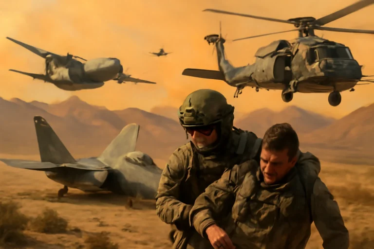 EUA fazem operação de resgate após F-35 abatido no Irã, um militar resgatado, buscas com C-130 e helicópteros enquanto relatos dizem que piloto pode ter sido capturado