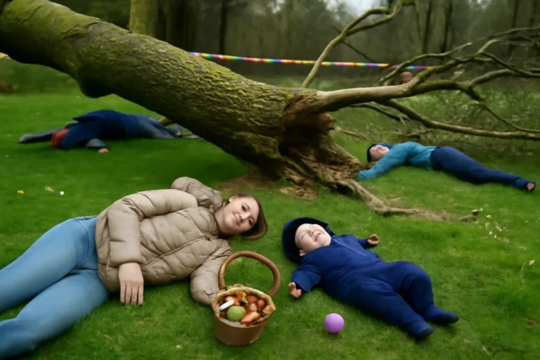 Queda de árvore mata três pessoas durante caça aos ovos de Páscoa na Alemanha, incluindo mãe de 21 anos e bebê de 10 meses, em Flensburg