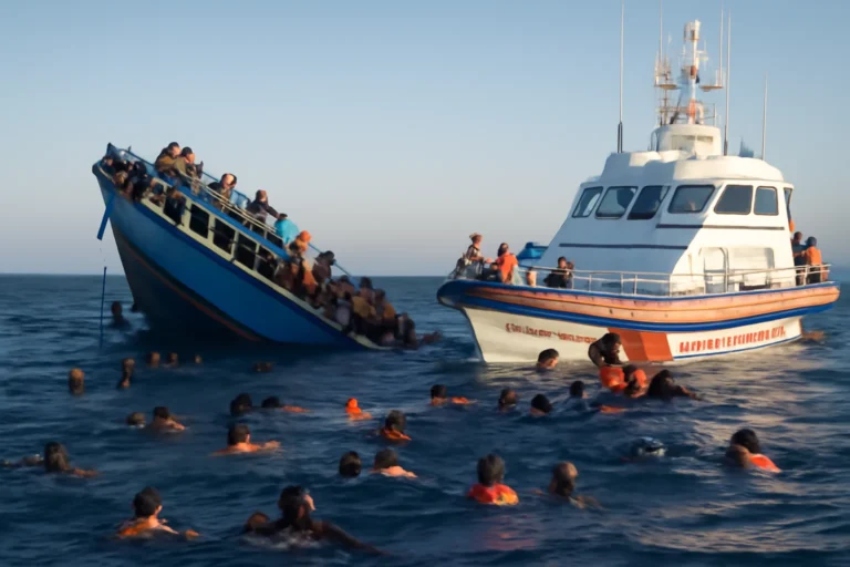 Naufrágio de migrantes no Mediterrâneo, 105 pessoas envolvidas, 32 resgatadas e 71 desaparecidas, buscas seguem perto de Lampedusa