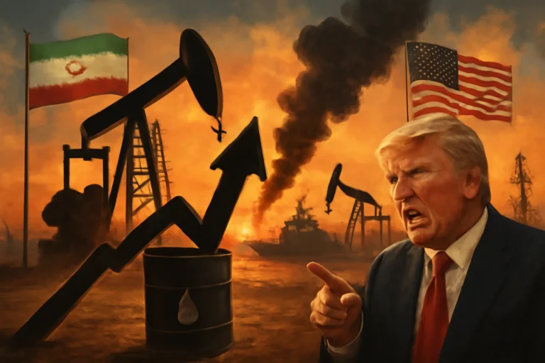 Petróleo sobe após Irã e EUA rejeitarem proposta de cessar-fogo, fechamento do Estreito de Ormuz pressiona oferta global, Opep+ amplia produção e Trump ameaça