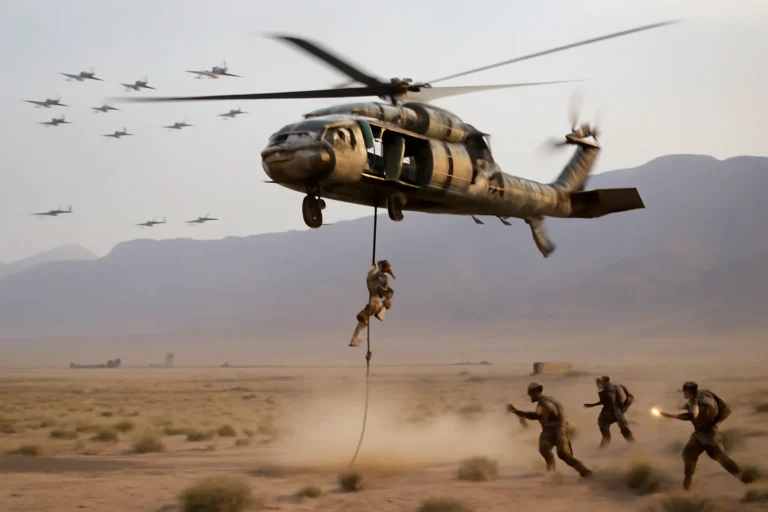 Resgate de piloto no Irã mobilizou 155 aeronaves e 200 militares, e incluiu táticas de despiste e troca de tiros, diz Trump