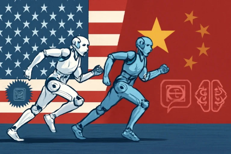 Corrida pela inteligência artificial: EUA e China duelam pelo domínio dos robôs, chatbots e chips avançados