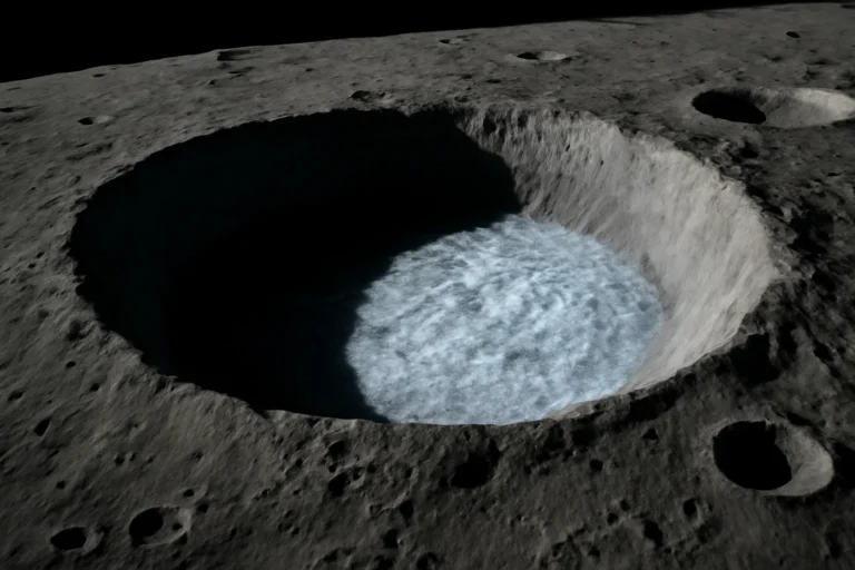 Por que há mais gelo na Lua em algumas regiões? Estudo revela acúmulo de água ao longo de bilhões de anos em crateras antigas e escuras