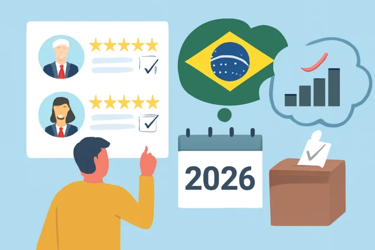 Como o eleitor brasileiro avalia os candidatos à Presidência e suas expectativas para a economia em 2026