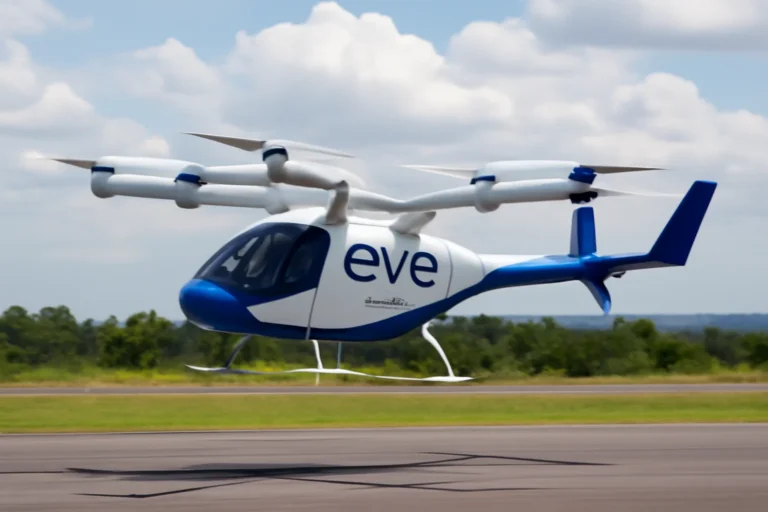 Protótipo de carro voador da Eve da Embraer já acumula 50 voos e prepara certificação da Anac para operação em 2027