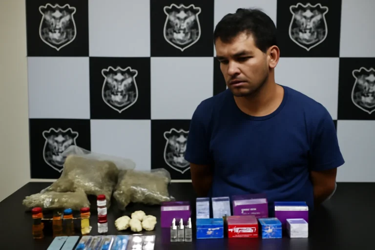 Homem foragido há quase um ano é preso por tráfico de drogas em Macapá com entorpecentes e anabolizantes
