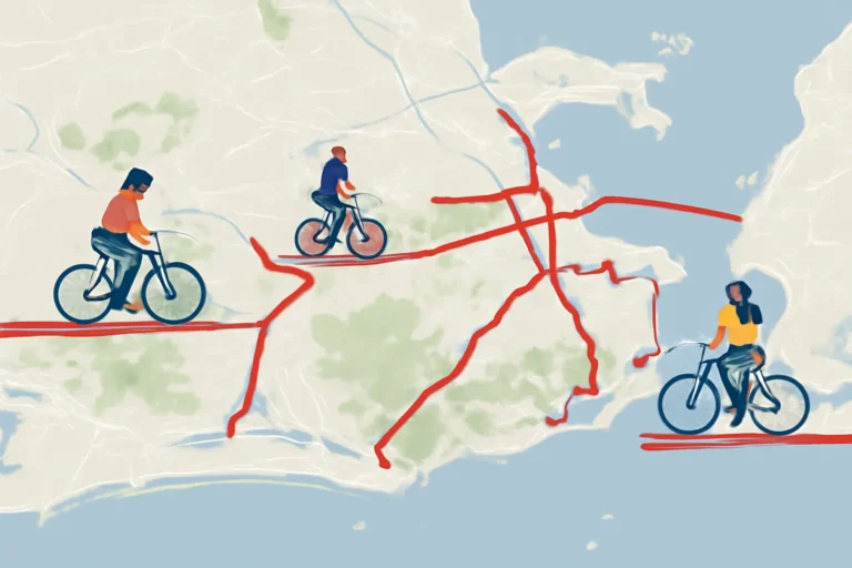 Mapa revela ruas mais perigosas para ciclistas no Rio com alta velocidade e falta de ciclovias em vias estruturais