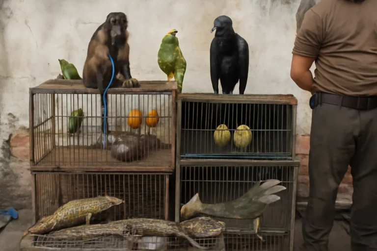 Operação na Bahia resgata 75 animais silvestres mantidos em condições precárias e prende suspeito na Feira da Estação Nova