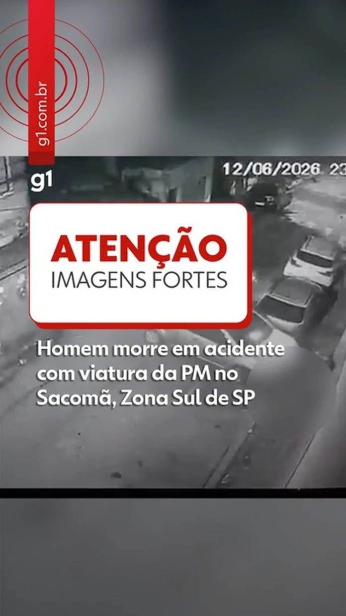 Homem morre em acidente com viatura da PM durante perseguição em SP