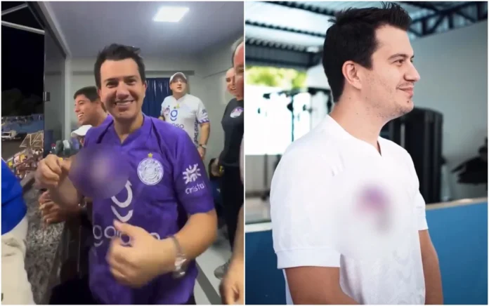 Cantor Hugo, da dupla com Guilherme, celebra acesso histórico do Goiatuba à Série C